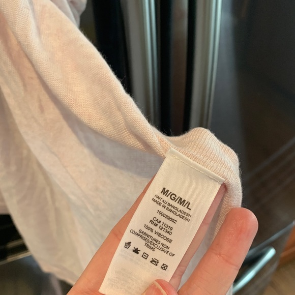 Light pink open cardigan - Picture 3 of 5